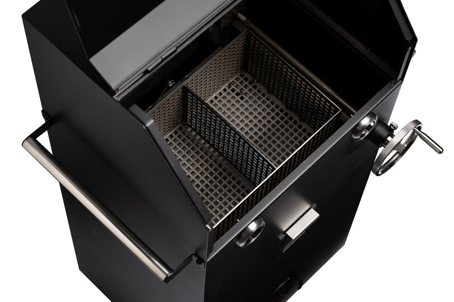 BBQ mit teilbarem Kohlekorb